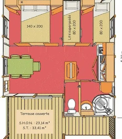 Kamp alanı La Cle Des Champs